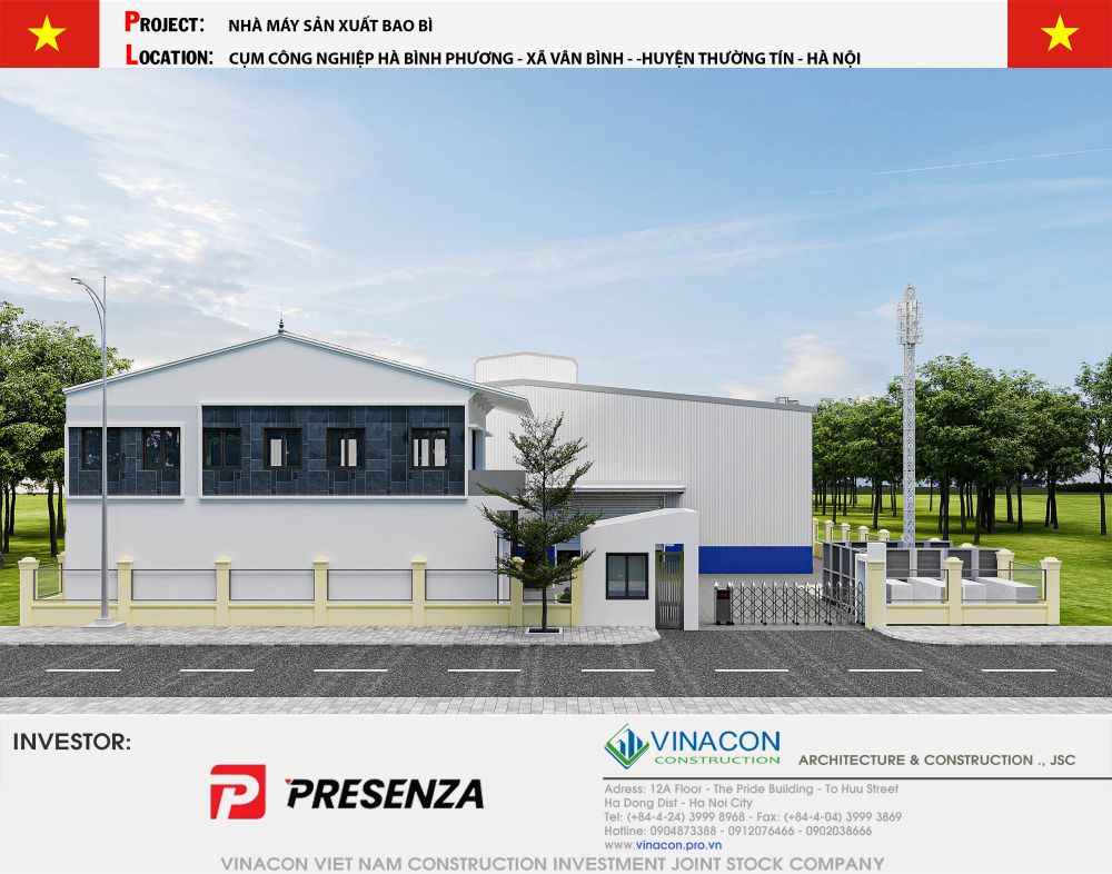 Nhà máy sản xuất bao bì PRESENZA