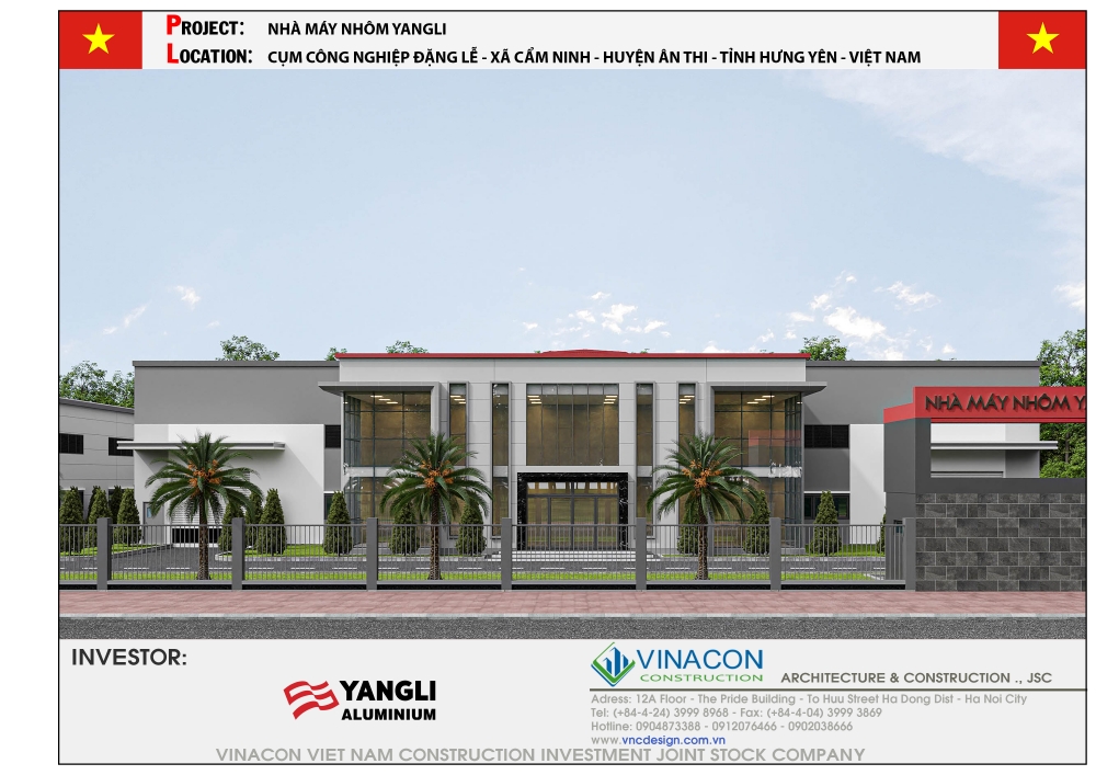 NHÀ XƯỞNG NHÀ MÁY NHÔM YANGLI