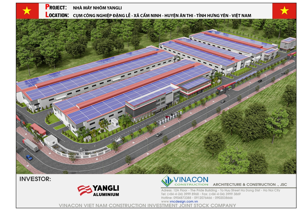 NHÀ XƯỞNG NHÀ MÁY NHÔM YANGLI
