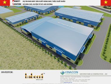 NHÀ MÁY SẢN XUẤT HÀNG MAY, THÊU XUẤT KHẨU