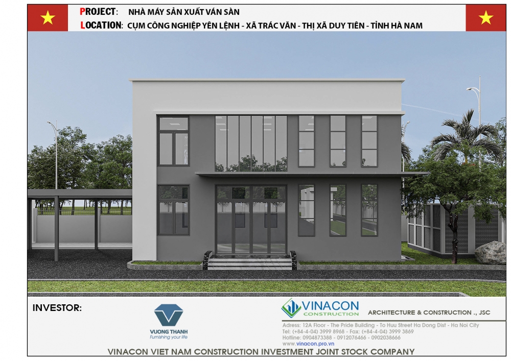 NHÀ XƯỞNG NHÀ MÁY SẢN XUẤT VÁN SÀN HÀ NAM