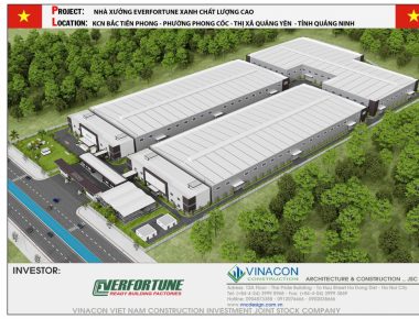 Ký kết hợp đồng tư vấn thiết kế & tư vấn pháp lý dự án nhà xưởng diện tích 63,700 m2 tại Quảng Ninh – Bước tiến mới trong hợp tác giữa  Công ty Cổ phần VINACON và Công ty Cổ phần EVERFORTUNE