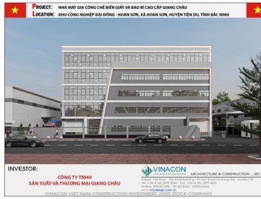 VINACON VIỆT NAM ký kết hợp đồng tư vấn thiết kế dự án nhà máy GIANG CHÂU – BẮC NINH