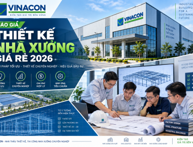 Báo giá thiết Kế Nhà xưởng giá rẻ 2026