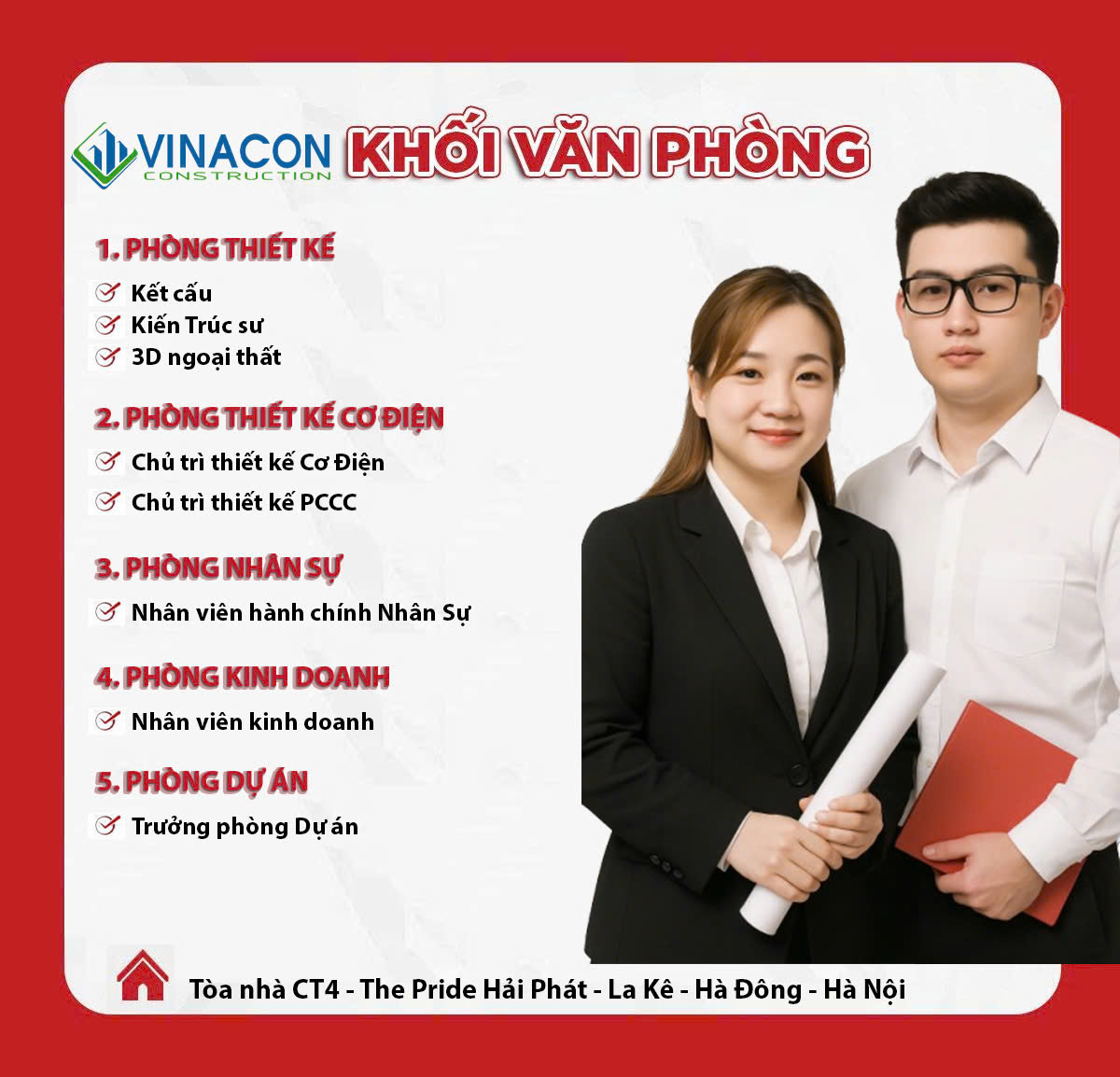 Vinacon Tuyển dụng tháng 05 năm 2026