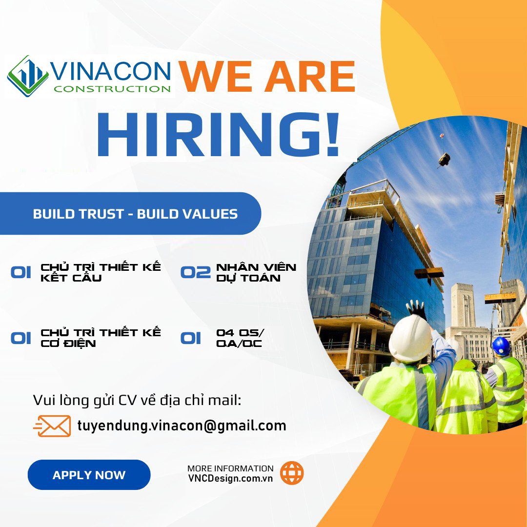 Vinacon Tuyển dụng tháng 06 năm 2026
