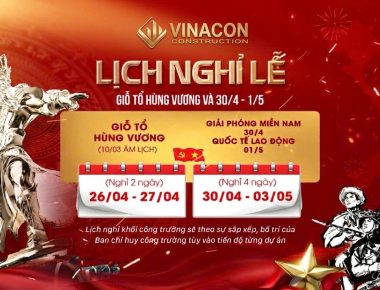 THÔNG BÁO NGHỈ LỄ Giỗ Tổ Hùng Vương & 30/4 – 1/5 Năm 2026