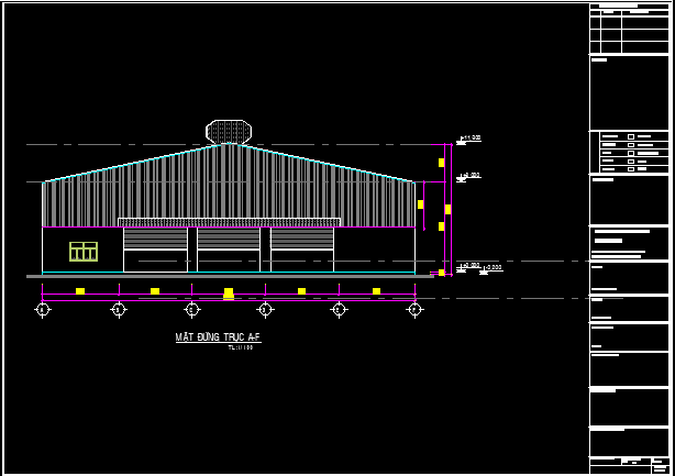 Bản vẽ nhà xưởng 33x49m