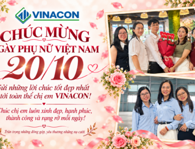 VINACON chúc mừng Ngày Phụ nữ Việt Nam 20/10