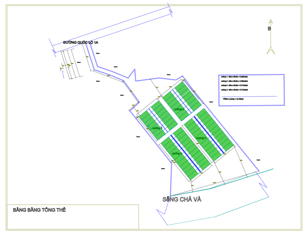 Bản vẽ nhà xưởng 45x82.5m cột cao 8m – Kiến trúc, kết cấu file CAD PDF – ảnh xem trước 4