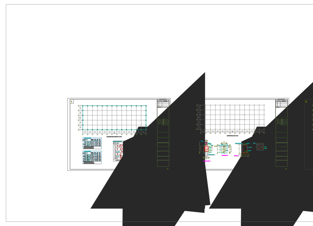 Bản vẽ nhà xưởng thép tiền chế 17x40m – Kiến trúc, kết cấu file CAD – ảnh xem trước 3
