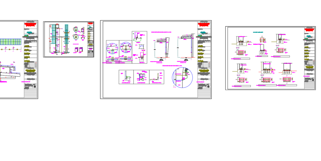 Bản vẽ nhà xưởng thép tiền chế 70x117m – Kiến trúc, kết cấu file CAD – ảnh xem trước 9