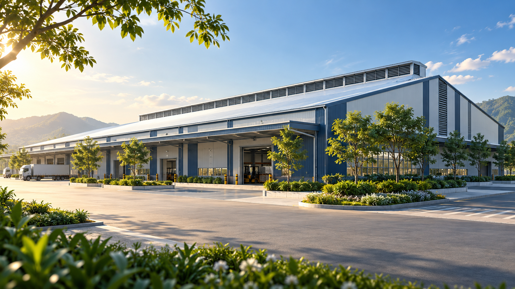 Nhà xưởng bị nóng do đâu? Chọn giải pháp từ nguồn nhiệt đến vận hành – phối cảnh minh họa ý tưởng