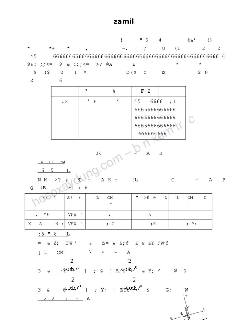 Thuyết minh tính toán khung Zamil nhà xưởng một nhịp – Trọn bộ thuyết minh (file Word) – ảnh xem trước 1